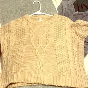 Rose colored sweater